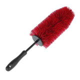 Long Red Wheel Brush